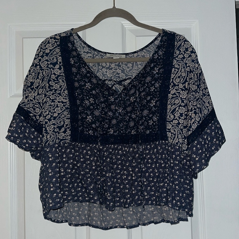 Flowy Paisley Top